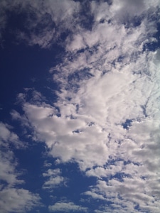 Sky blue cloudy sky