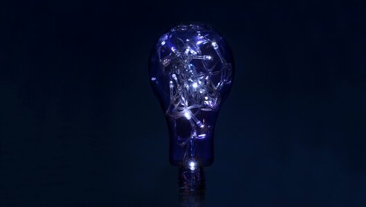 Free stock photo of blue, bulb, dark