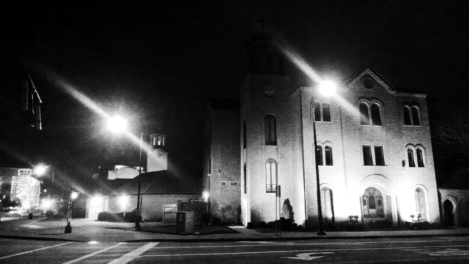 Free stock photo of black and-white, canon, church