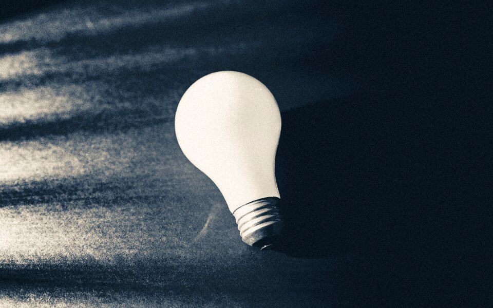 Free stock photo of blue, bulb, fake daylight
