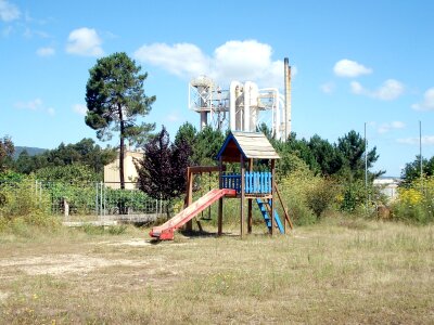 Free stock photo of factory, industry, playground