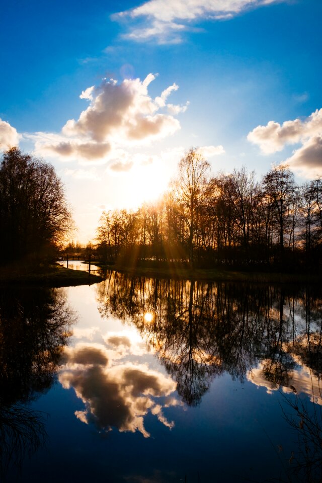 Free stock photo of sunset
