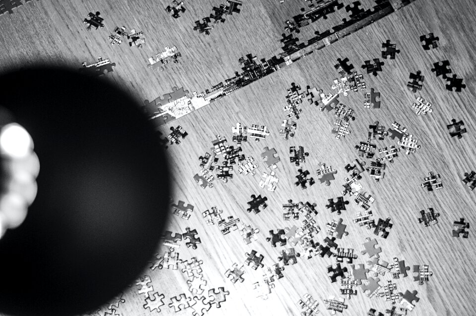 Free stock photo of light, night, puzzle