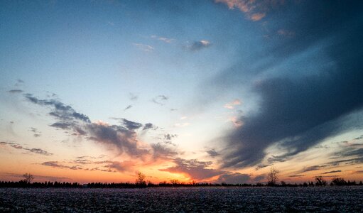 Free stock photo of dawn, dusk, field photo