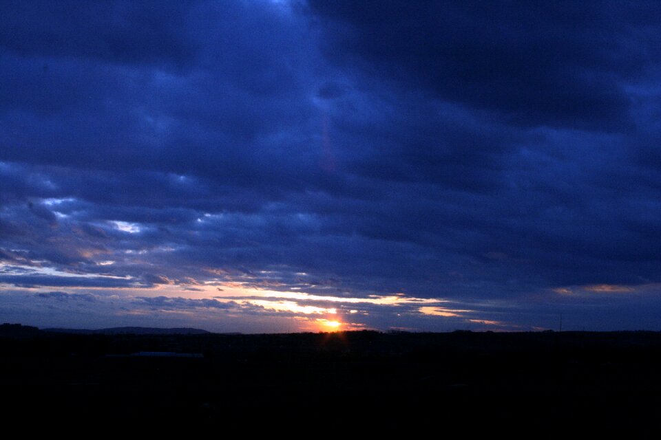 Free stock photo of sunset