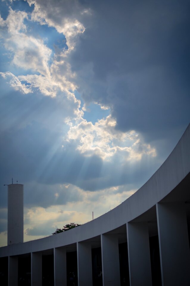 Free stock photo of clouds, semi arc, sky