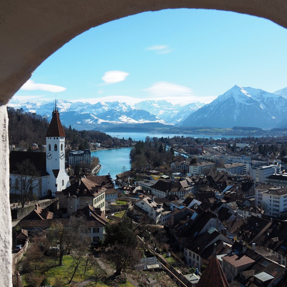 Free stock photo of square, thun
