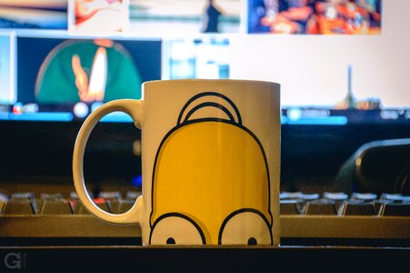 Free stock photo of coffee, cup, homer photo