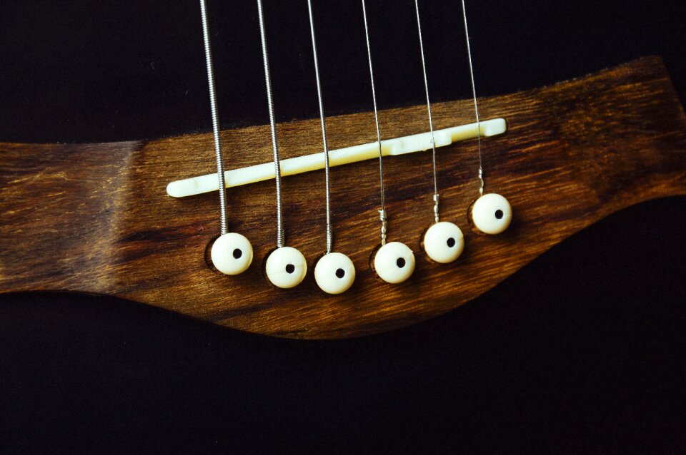 Free stock photo of guitar, night