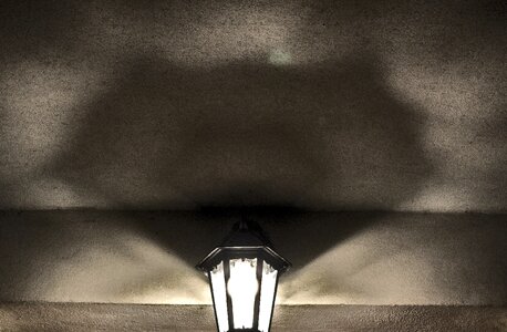 Free stock photo of lamp, shadow, wall photo