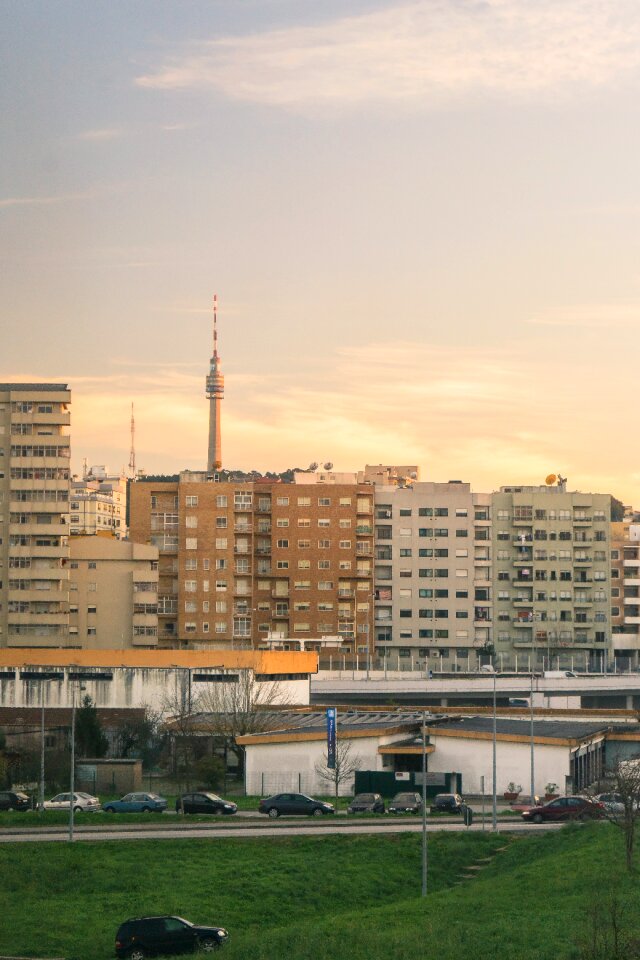 Free stock photo of sunset, tower