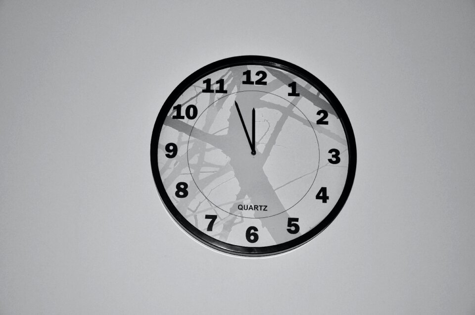 Free stock photo of black-and-white, clock, time