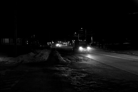 Free stock photo of cars, lights, night