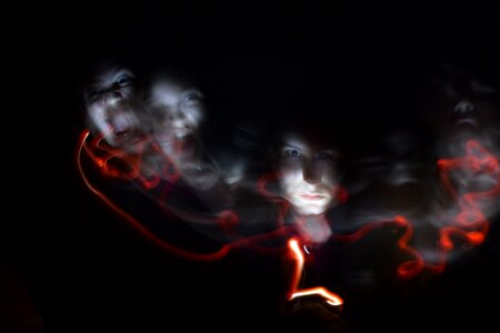Free stock photo of blur, creepy, light paint photo
