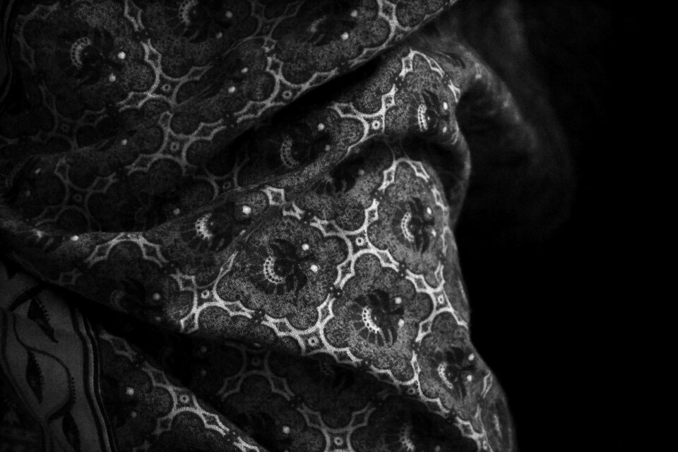 Grayscale Photo of Textile