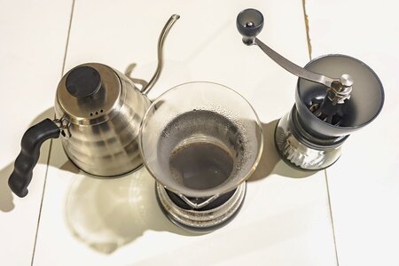 Free stock photo of coffee, hario, manual brew