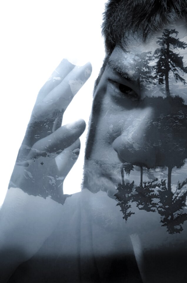 Free stock photo of double, exposure, lost
