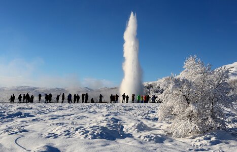Free stock photo of geyser, iceland, landscape photo