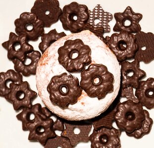 Free stock photo of chocolate, donut, sweets photo