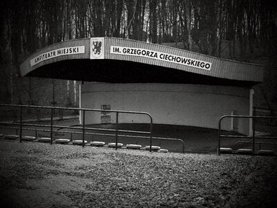 Free stock photo of amphitheater, black and-white, grzegorz ciechowski
