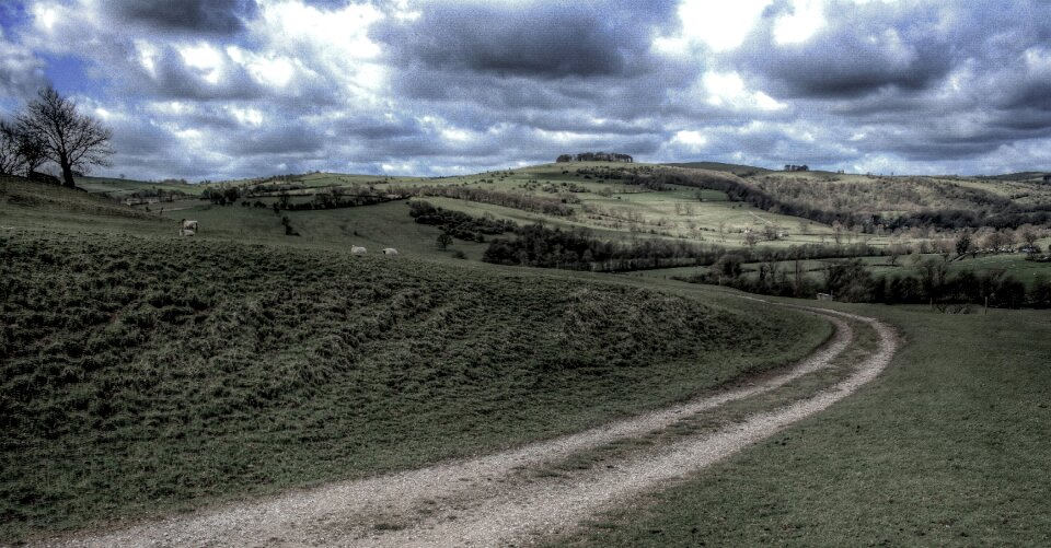 Free stock photo of clouds, dovedale, landscape photo