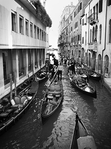 Water gondola canal photo