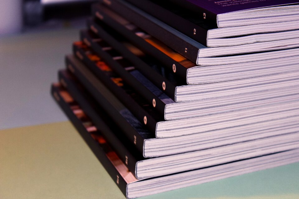 Free stock photo of magazine