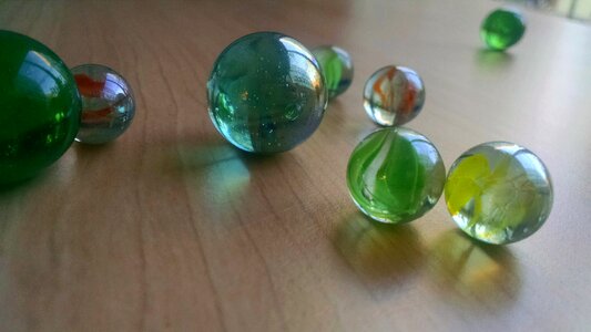 Free stock photo of game, glass, marbles photo