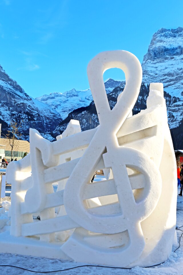 Free stock photo of mountains, snow, snow sculpture