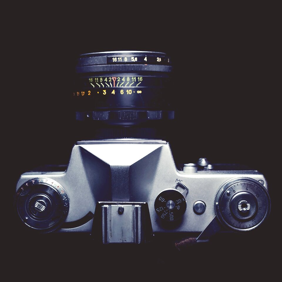 Free stock photo of aparat, camera, film camera