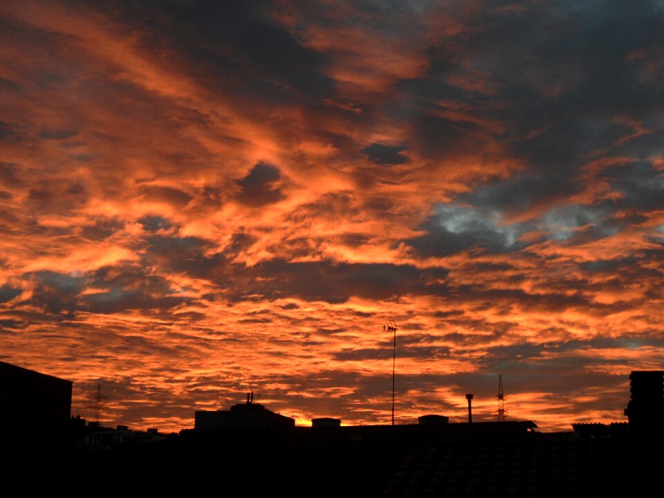 Free stock photo of clouds, red, sky