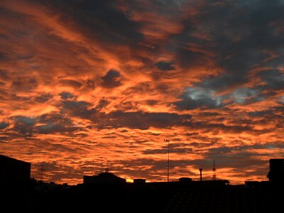 Free stock photo of clouds, red, sky photo