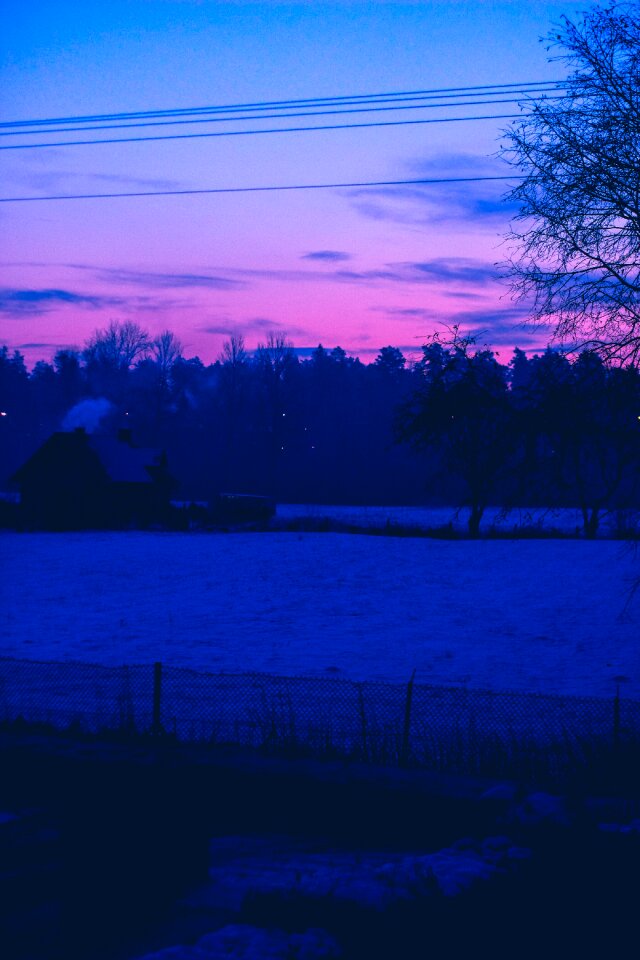 Free stock photo of poland, sunrise, winter