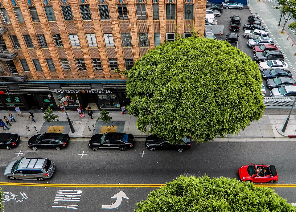 Urban town car photo