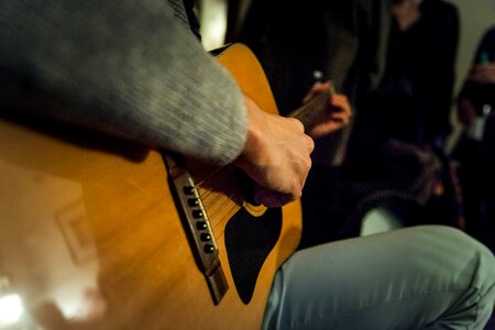 Free stock photo of after, guitar, hand photo