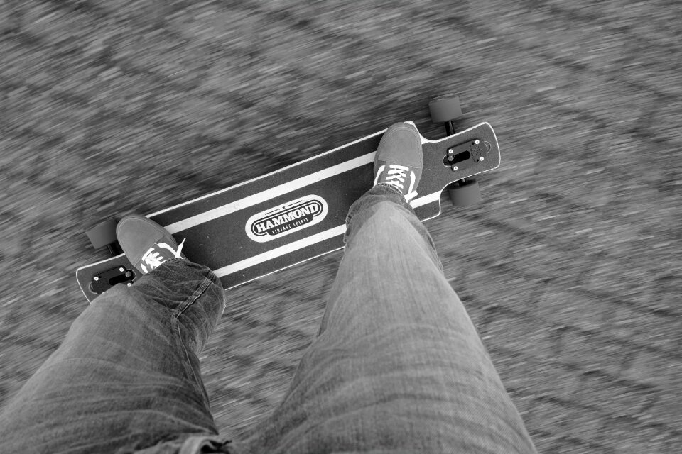 Free stock photo of drop through, hammond b40, longboard