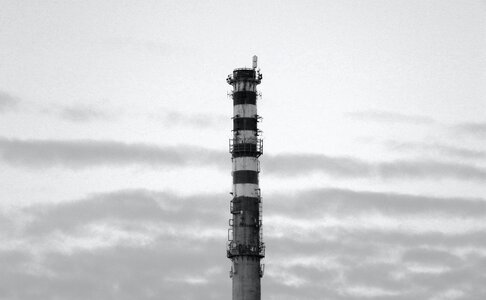 Free stock photo of chimney, fog, sky photo
