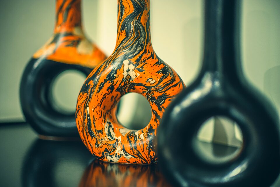 Free stock photo of indoors, night, vases