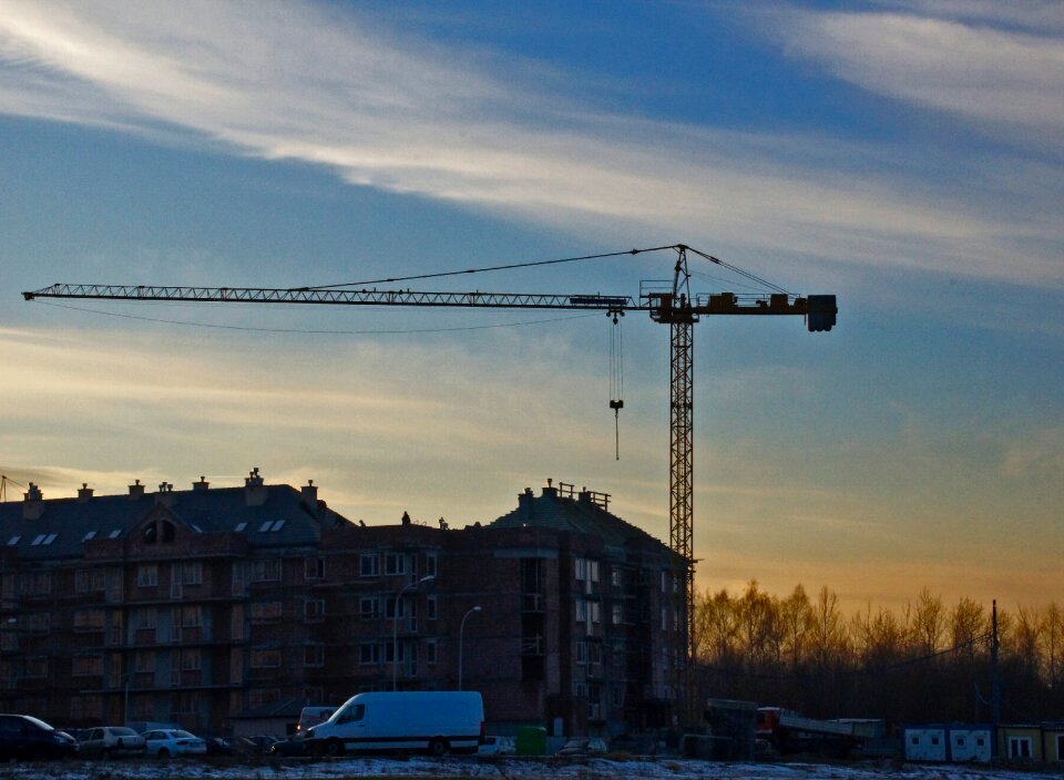 Free stock photo of construction, crane, sky