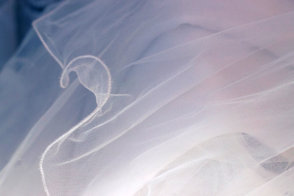White Sheer Textile