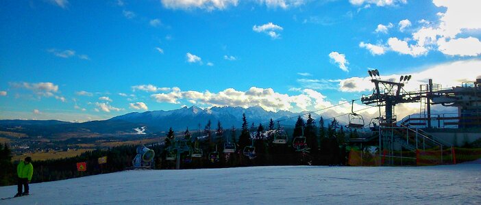 Free stock photo of mountains, snow, sunshine