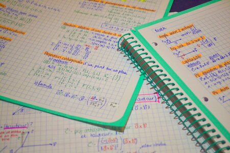 Free stock photo of math, school, study photo