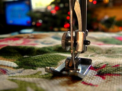 Silver Sewing Machine photo