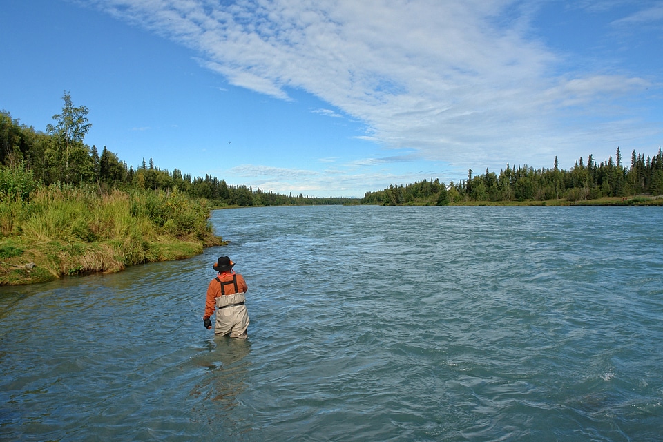River outdoors fisherman