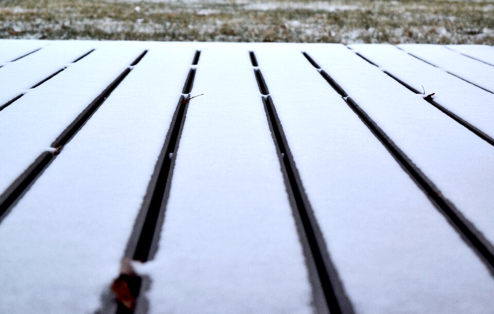 Free stock photo of garden, snow, terrace