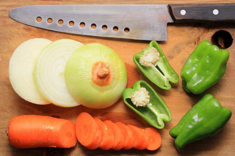 Free stock photo of carrots, cutting boards, green