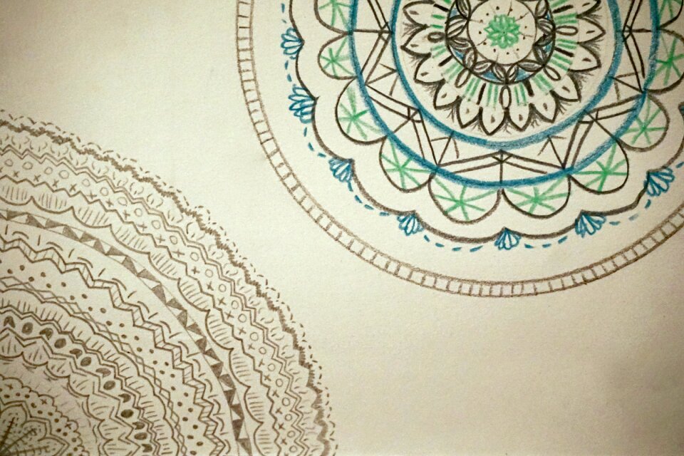 Free stock photo of doodle, draying, mandalas