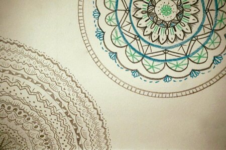 Free stock photo of doodle, draying, mandalas photo