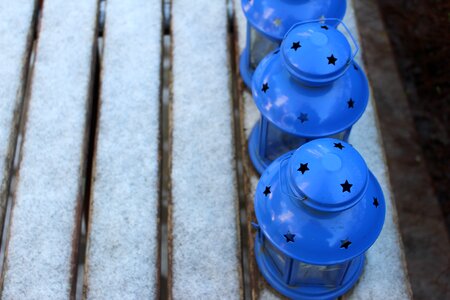 Free stock photo of cold, lantern, snow photo