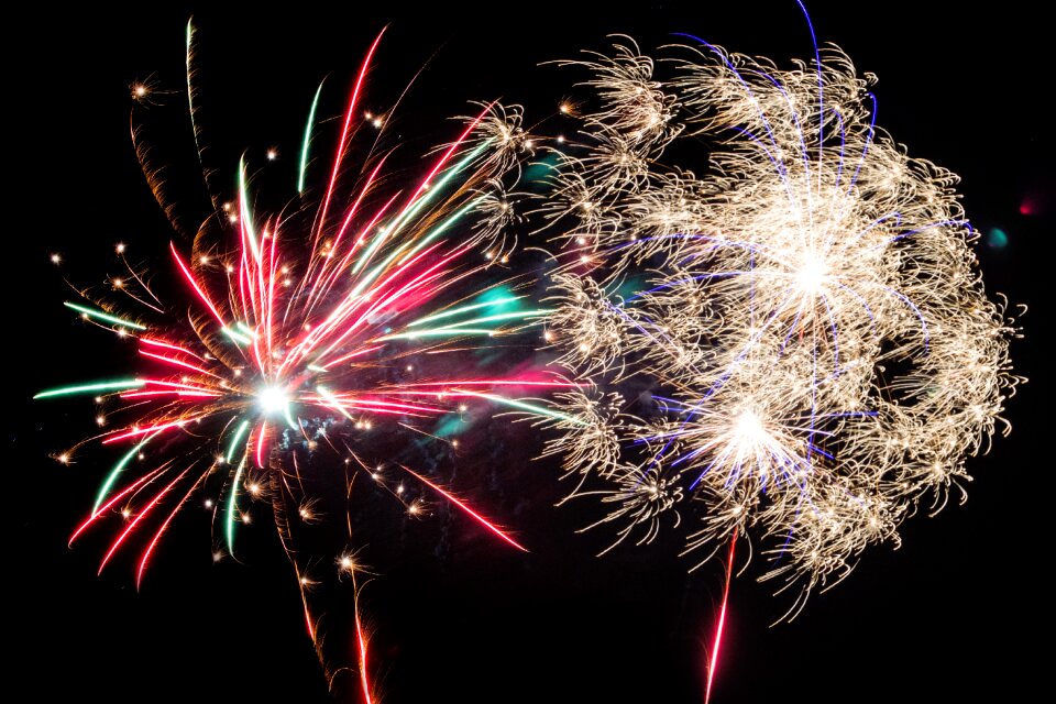 Fireworks during Nighttime photo